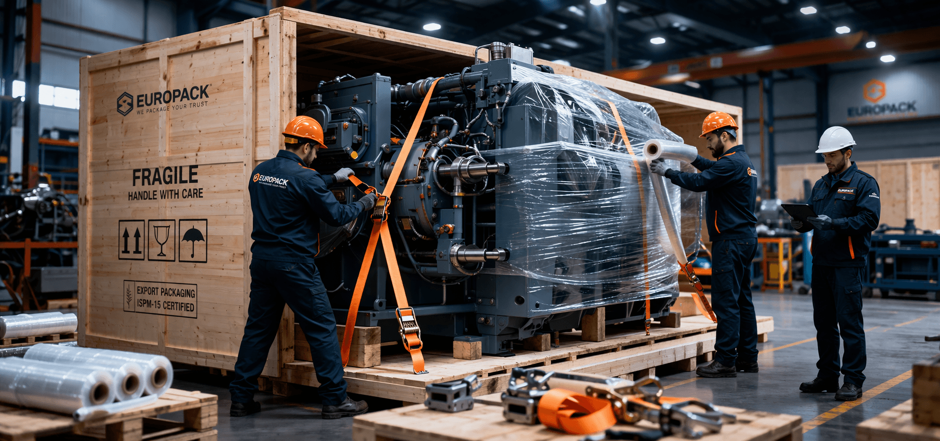 Industrial Export Packaging Scene